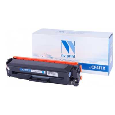 Картридж лазерный NVPrint совместимый для LJ Pro M477fdn/M477fdw/M477fnw/M452dn/M452nwCF411X Cyan (5 000k)