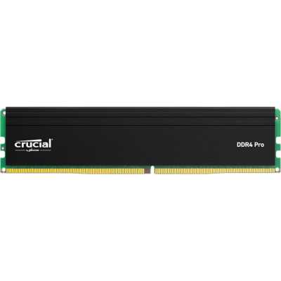 Оперативная память Crucial, DDR4, 32GB (1x32GB), 3200 MHz, CL22, радиатор, черный