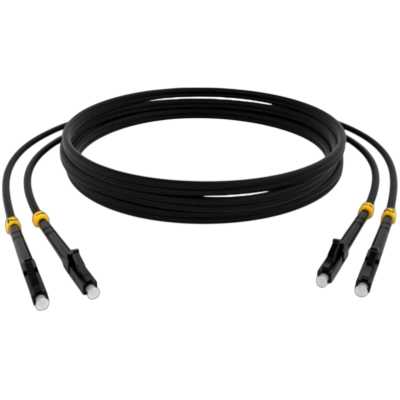 Патч-корд Cabeus FOP(D)-9-LC-LC-3M-BK 2x9/125 OS2 LC дуплекс-LC дуплекс 3м LSZH черный