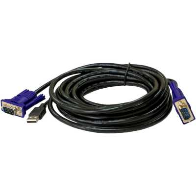 Кабель KVM ORIGO OKVMCU3/A1A с разъемами VGA и USB, 3 м