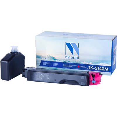 -/ Тонер-картридж NVP NV-TK-5140 Magenta для Kyocera ECOSYS M6030cdn/ M6530cdn/ P6130cdn (5000k)