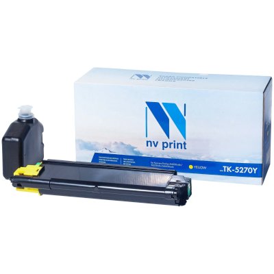 Картридж NVPrint совместимый NV-TK-5270 Yellow для Kyocera EcoSys M6230cidn/P6230cdn/M6630cidn (6000k)