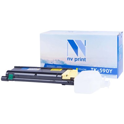 Картридж NVPrint совместимый Kyocera TK-590 Yellow для FS C2026MFP/C2126MFP/C2526MFP/C2626MFP (5000k)