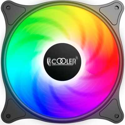 Вентилятор для корпуса PCCooler FX 120 ARGb черный, 120 мм, 2000 об/мин, 33.2 дБ, 4 pin