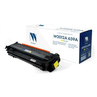 Картридж лазерный NVPrint совместимый NV-W2012A 659A Yellow для HP Color LJ M856/MFP M776 (13000k)