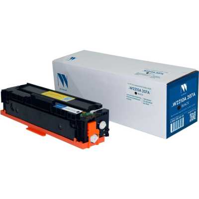 Картридж лазерный NVPrint совместимый NV-W2210X 207X Black для HP Color LaserJet M255/M282/M283 (3150k) до версии fw20220729