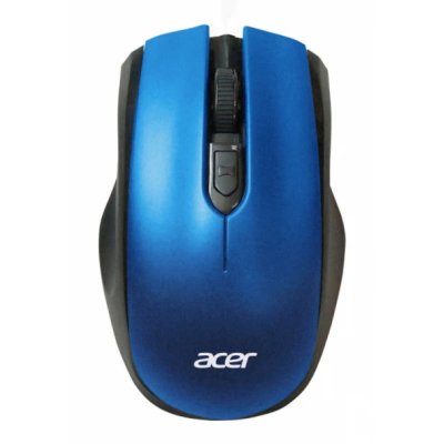 Мышь Acer OMR031 черный/cиний оптическая 1600dpi USB 4but (ZL.MCEEE.008)