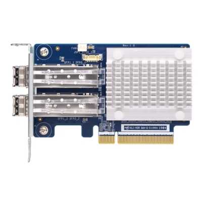 Адаптер QNAP QXP-32G2FC Dual-port Fiber Channel adapter, 2 x 32 Gb / s SFP +, PCIe Gen3 x8. For QTS OS ONLY
