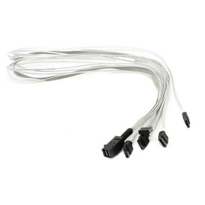 Кабель Luxshare L285HM015-SD-R INT SFF8643-to-4*SATA+SB (HDmSAS -to- 4*SATA+SideBand internal cable) 30cm