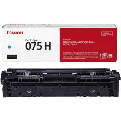Картридж CANON 075 HC голубой i-SENSYS LBP646Сdw/LBP647Cdw, MF664Cdw/MF667Cdw (6368C002) 2,5K