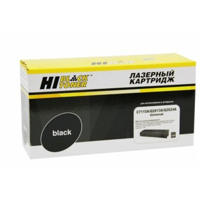 Картридж лазерный Hi-Black (HB-C7115A/Q2613A/Q2624A) для HP LJ 1200/1300/1150, Универсальный, 2,5K
