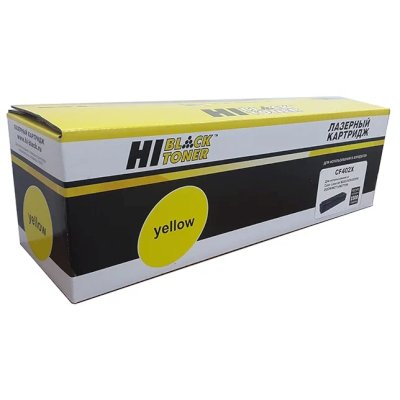 Картридж лазерный Hi-Black (HB-CF402X) для HP CLJ M252/252N/252DN/252DW/277n/277DW, №201X, Y, 2,3K