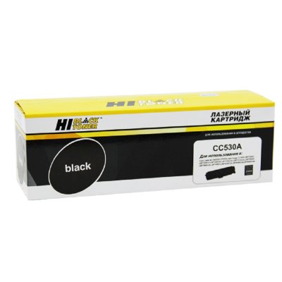 Картридж лазерный Hi-Black HB-CC530A CE410 CF380 718 для HP CLJ CP2025 CM2320 Canon LBP7200 BK (4000
