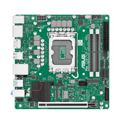 Материнская плата ASUS 90MB1MPP-M0EAYC PRO Q870I-C-CSM LGA1851 mini-ITX 2xDDR5 PCIEx16 M.2 USB-C 2xDP HDMI GLAN