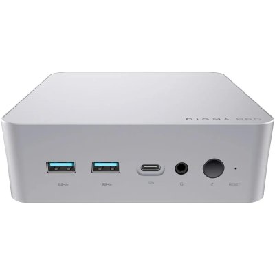 Неттоп Digma Pro Minimax X5 i5 13420H (2.1) 16Gb SSD512Gb UHDG Windows 11 Pro GbitEth WiFi BT 100W серебристый (DPP5-ADXW07)