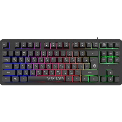 Клавиатура Defender Dark Lord GK-580 черный USB Multimedia for gamer LED (45580)