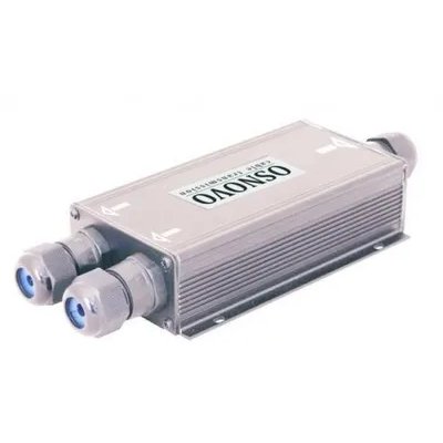 Коммутатор/PoE удлинитель OSNOVO SW-8030/WD, 2×1 Гбит/с PoE + 1×1 Гбит/с, неуправляемый, уличный