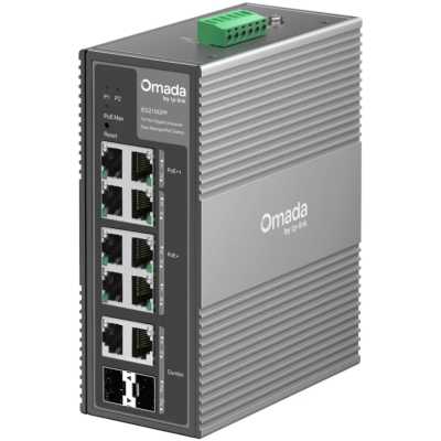 Коммутатор Omada 10-Port Gigabit Industrial Easy Managed Switch with 6-Port PoE+ and 2-Port PoE++ IES210GPP TP-LINK