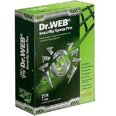 Программное обеспечение DR.WEB Security Space 2 ПК/1 год (BHW-B-12M-2-A3)