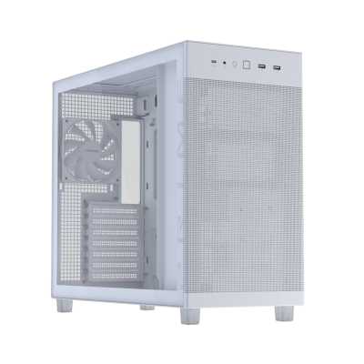 Корпус ASUS Prime AP303 TG, Midi-Tower, белый, 1 x 120 мм