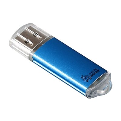 Флешка USB Smartbuy V-Cut series Blue (SB32GbVC-B), 32Gb, USB 2.0, R/W 25/15, голубой