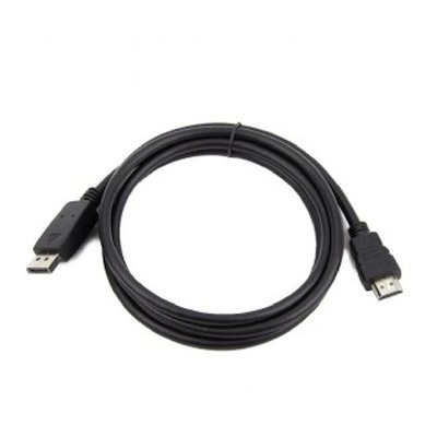 Кабель DisplayPort-HDMI Cablexpert CC-DP-HDMI-1M 1м, 20M/19M, черный, экран, пакет (CC-DP-HDMI-1M) (079990) {100}