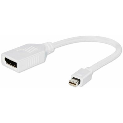 Переходник Gembird Переходник miniDisplayPort - DisplayPort, 20M/20F, 16см, белый