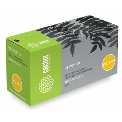 -/ Картридж лазерный Cactus CS-WC3119 013R00625 черный (3000стр.) для Xerox WorkCentre 3119