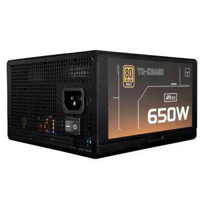 Блок питания Thermalright TR-KG650, 650Вт, 80+ Gold, 120мм, модульный, черный