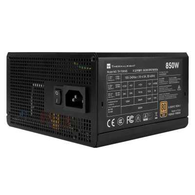 Блок питания Thermalright TR-TG850S, 850Вт, 80+ Gold, 120мм, немодульный, черный