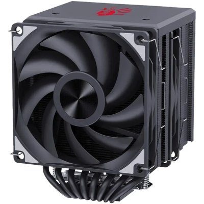 Устройство охлаждения(кулер) Bloody AC-14 Soc-AM5/AM4/1200/1700/1851 черный 4-pin 20-30dB Al+Cu 280W 913gr Ret (AC-14-280-BK)