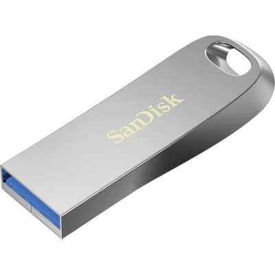Флеш Диск Sandisk 256GB Ultra Luxe SDCZ74-256G-G46 USB3.0 серебристый