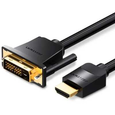 Кабель Vention HDMI 19M/DVI-D Dual link 25M - 2 м.