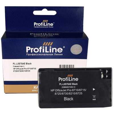 Картридж струйный совместимый ProfiLine PL-L0S70AE №953XL для HP OfficeJet Pro 8710/8715/8720/8730/8210/8725 Black PL