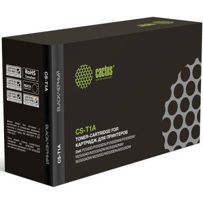 Картридж лазерный Cactus CS-T1A CS-T1A черный (2000 стр.) для Deli P2500D/P2500DN/P2500DNW/P2500DW/M2500AD/M2500ADN/M2500ADNW/M2500ADW/M2500D/M2500DN/M2500DW
