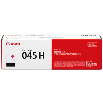 Картридж лазерный Canon 045M H пурпурный, 2200 стр., для i-SENSYS MF631/633/635, LBP611