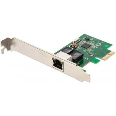Сетевой адаптер Ethernet Gembird NIC-GX1 1000/100/10, PCI-express, чипсет RTL8111C