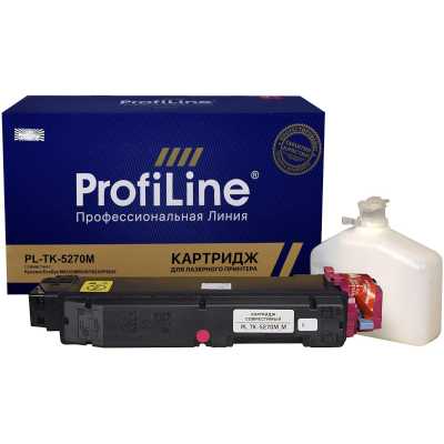 Картридж Тонер-туба ProfiLine PL-TK-5270M для принтеров Kyocera EcoSys M6230/M6630/P6230/P6630 пурпурный 6000 копий