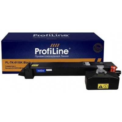 Картридж Тонер-туба ProfiLine PL-TK-8115K для принтеров Kyocera ECOSYS M8124cidn/M8130cidn черный 12000 копий