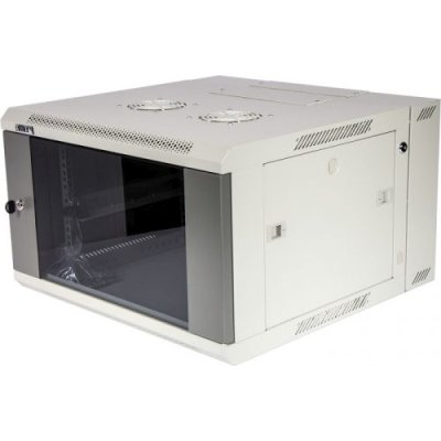 Шкаф настенный серии Pro, 3-секционный, 22U 600x600, стеклянная дверь