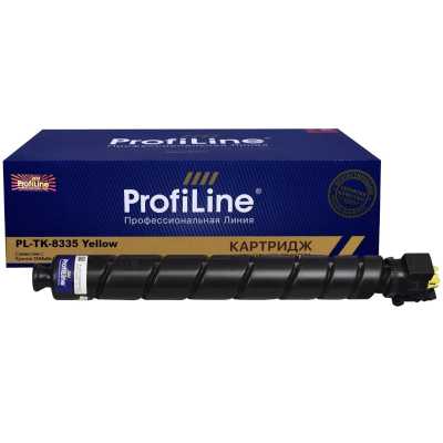 Картридж Тонер-туба ProfiLine PL-TK-8335Y для принтеров Kyocera TASKalfa 3252ci желтый 15000 копий