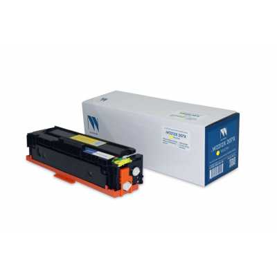 Картридж лазерный NVPrint совместимый NV-W2212X 207X желтый для HP Color LaserJet M255/M282/M283 (2450k) до версии fw20220729