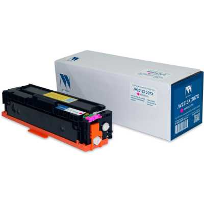 Картридж лазерный NVPrint совместимый NV-W2213X 207X Magenta для HP Color LaserJet M255/M282/M283 (2450k) до версии fw20220729