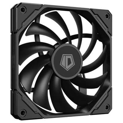 Вентилятор для корпуса ID-Cooling TF-12015-K черный, 120 мм, 2200 об/мин, 32.3 дБ, 4 pin