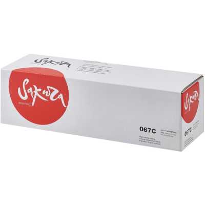 Картридж лазерный Sakura 067C (5101C002) для Canon i-SENSYS LBP631/LBP633/MF651/MF655/MF657, голубой, 1300 к. (чип без счетчика копий)