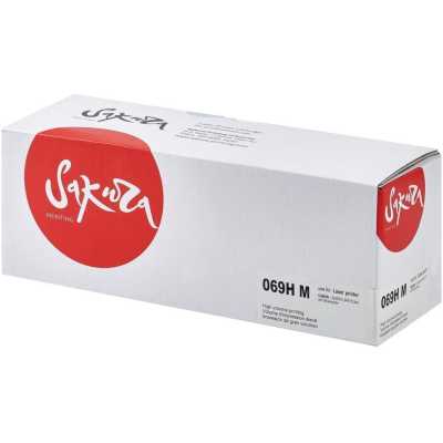 Картридж лазерный Sakura 069HM (5096C002) для Сanon I-Sensys LBP673Cdw/MF750C, пурпурный, 5500к. (чип без счетчика копий)