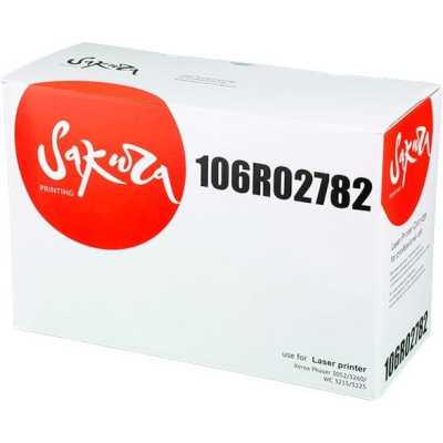 Картридж лазерный Sakura 106R02782 для Xerox Phaser 3052/3260, WC 3215/3225, черный, 6 000к. (в комплекте 2 шт.)