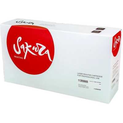 Картридж лазерный Sakura 113R00668 для Xerox Phaser 5500, черный, 30 000 к.