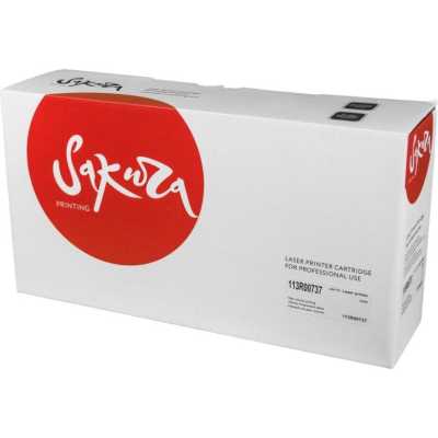 Картридж лазерный Sakura 113R00737 для Xerox Phaser 5335, черный,10 000 к.