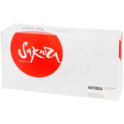 Картридж Sakura 44318624 для OKI C710, C711, черный, 11000 к.